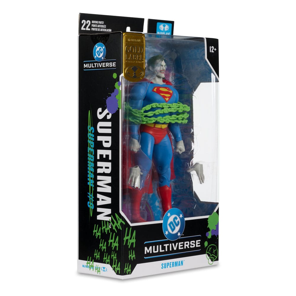 DC Comics DC Multiverse Action Figure Superman (Superman #9) (Jokerized) (Gold Label) 18 cm